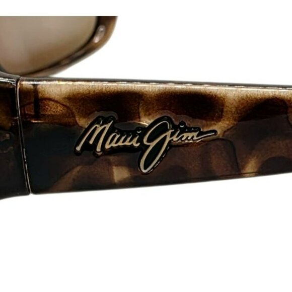 Maui Jim Tortoise Sunglasses Pearl City Polarized Brown Lenses Italy MJ 214-10 - Picture 7 of 12